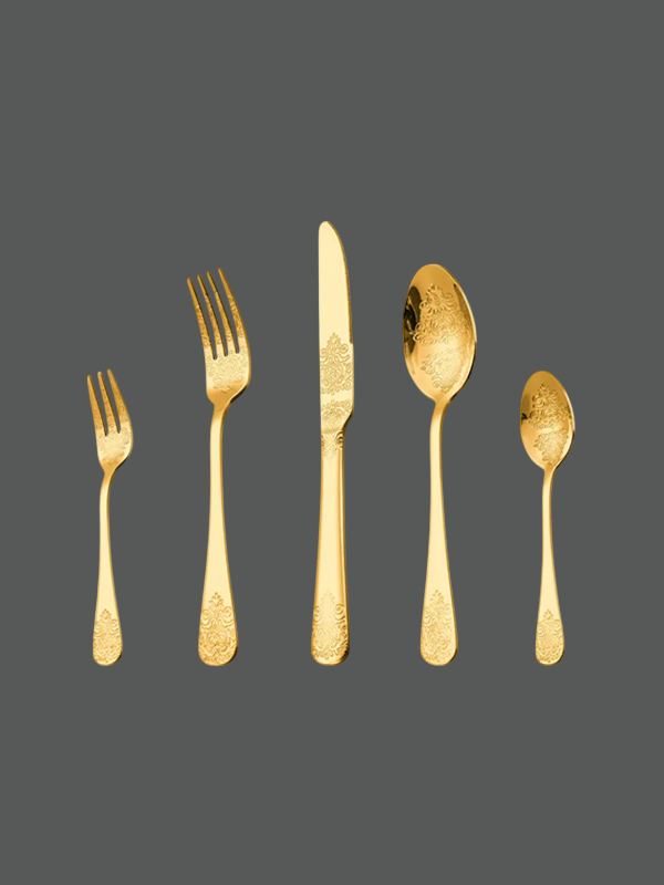 Gold Flatware